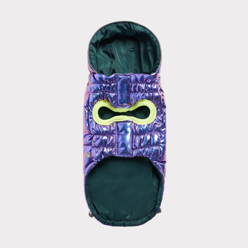 Recycled Dog Parka | Iridescent