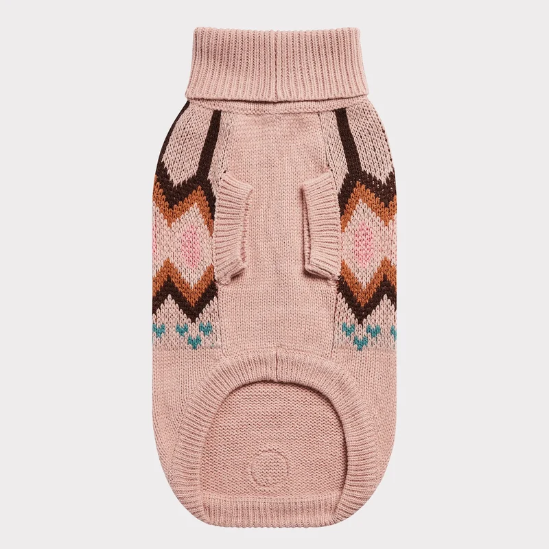 Heritage Dog Sweater | Pink