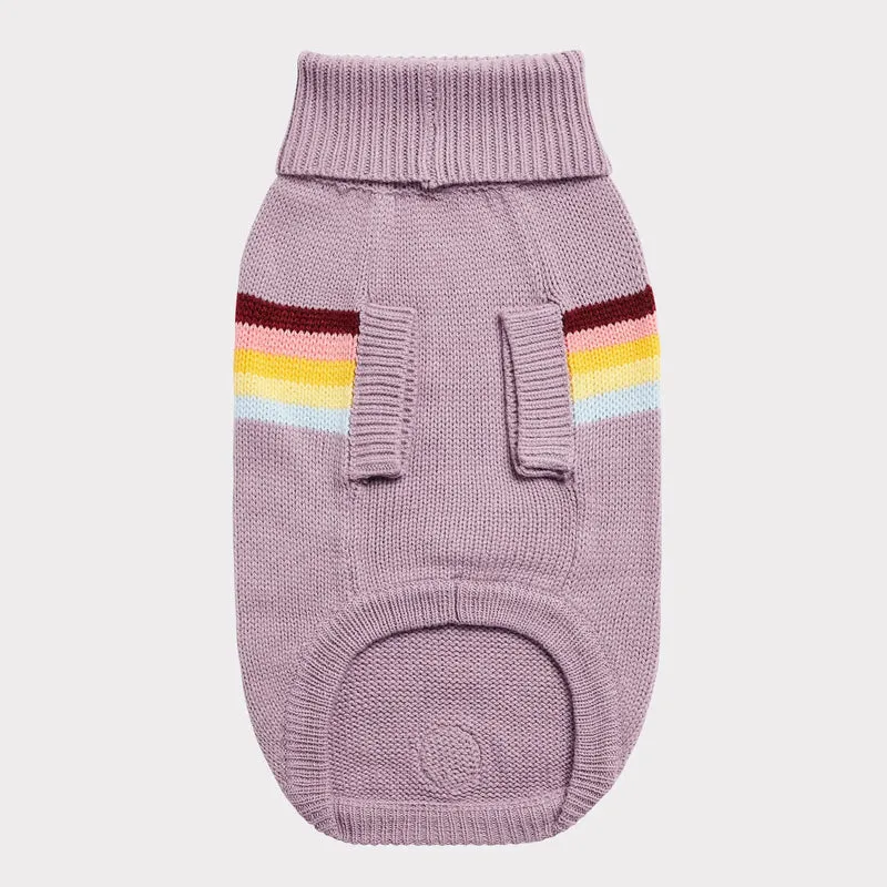Retro Dog Sweater | Lavender