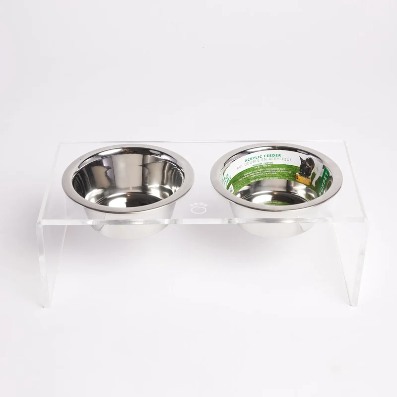Acrylic Pet Feeder | Clear