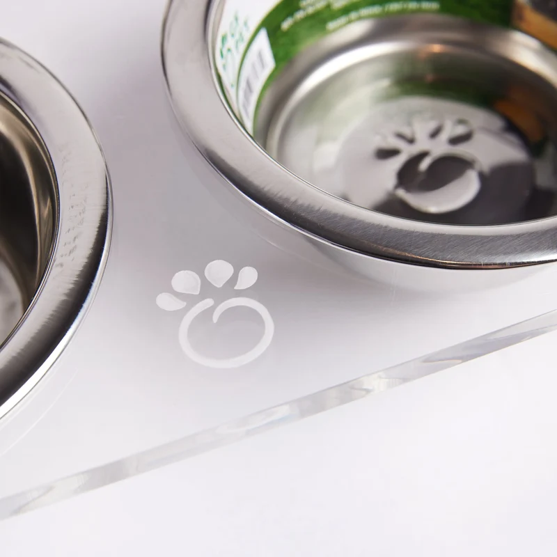 Acrylic Pet Feeder | Clear
