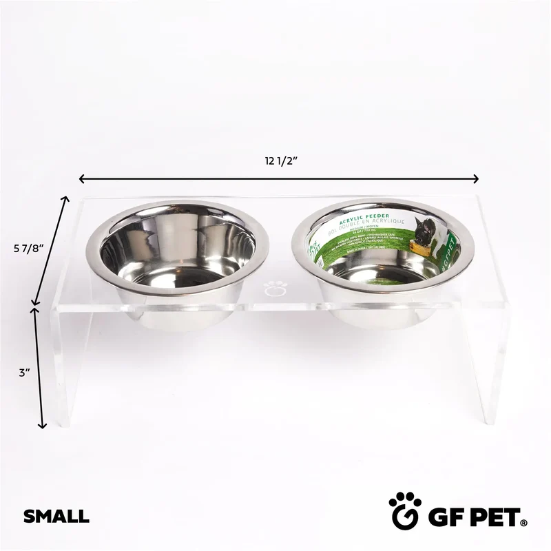 Acrylic Pet Feeder | Clear