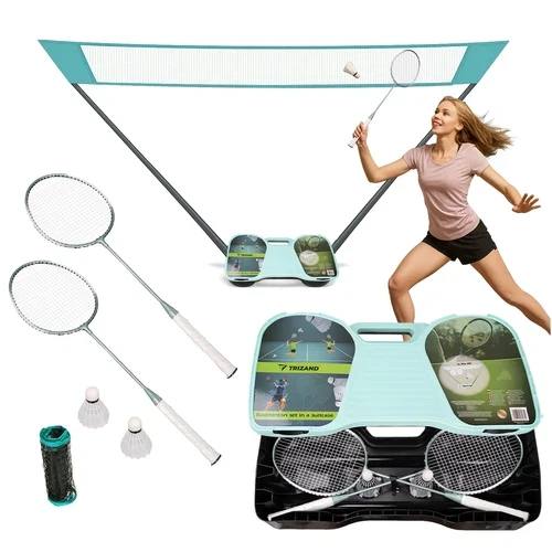 Rete portatile beach volley, badminton h 155 cm, rete tennis beach soccer paddle
