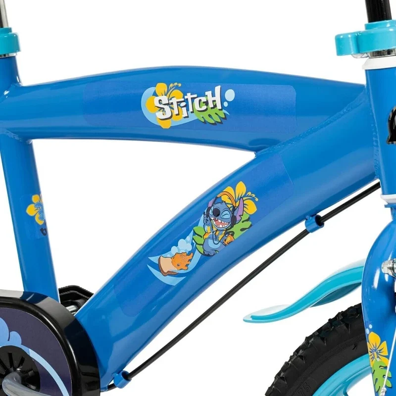 Bicicletta STITCH disney 16 Pollici Ruota Bambino con Rotelle Bici 4 5 6 7 anni
