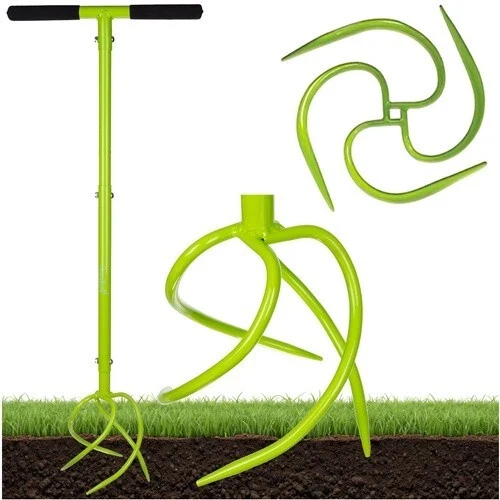 Motozappa manuale coltivatore manuale giardino altezza regolabile aeratore prato
