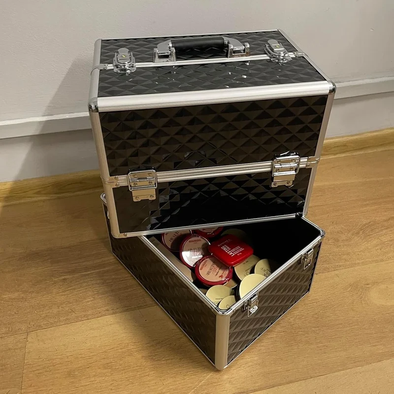 Trolley Make Up 3 in 1 Valigetta Trucchi Valigia Porta Trucchi Trolley Trucco