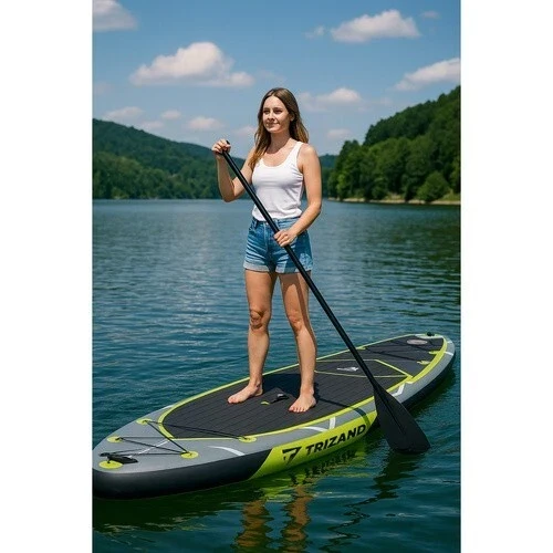 Tavola Da Stand Up Paddle SUP Gonfiabile Pompa Pagaia Sedile Zaino Sacca 350 cm