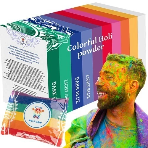 POLVERE COLORATA color mob HOLI COLOR PER LE TUE FESTE IN VARI COLORI 10 colori