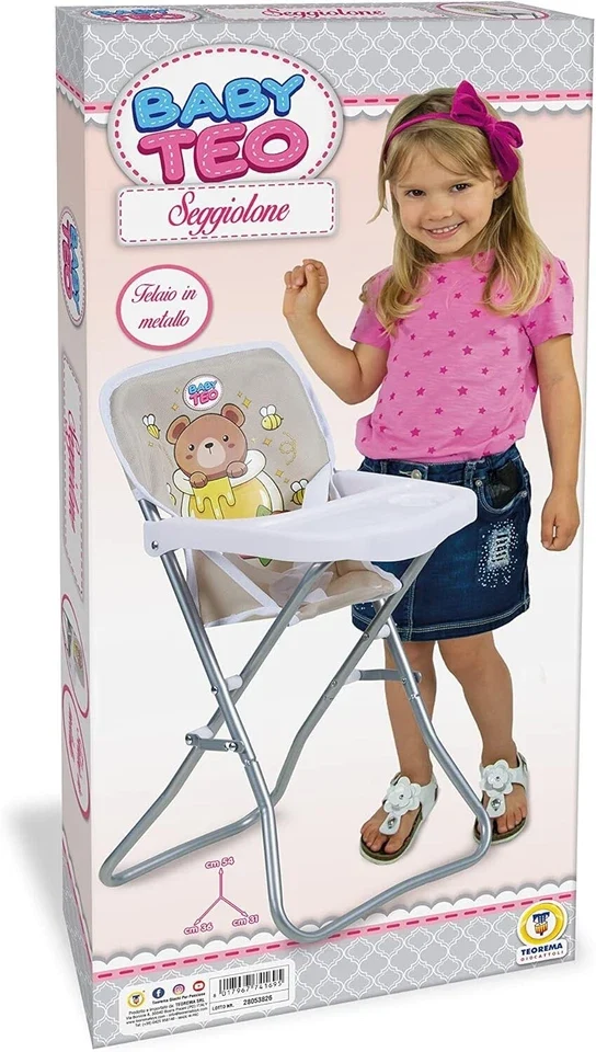Seggiolone per bambole e bambolotti