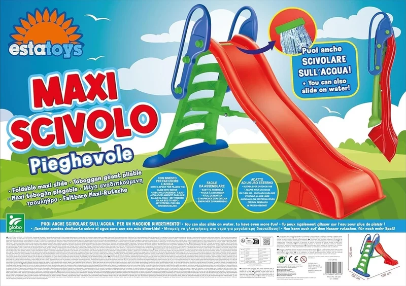 Scivolo in plastica per bambini pieghevole