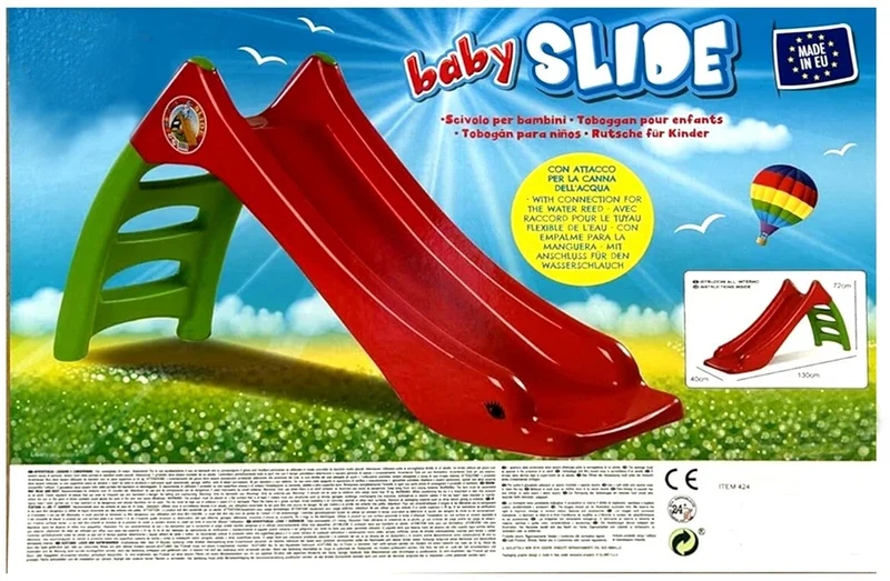 Scivolo per Bambini 3 Gradini per esterno con Scaletta ideale per Giardino o interno