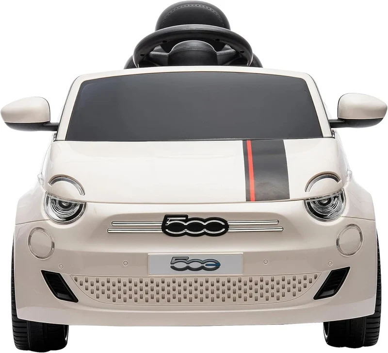 Auto Elettrica per Bambini Fiat 500 bianca- Batteria ricaricabile 12V - anche