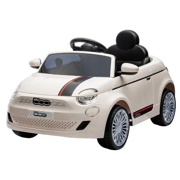 Auto Elettrica per Bambini Fiat 500 bianca- Batteria ricaricabile 12V - anche
