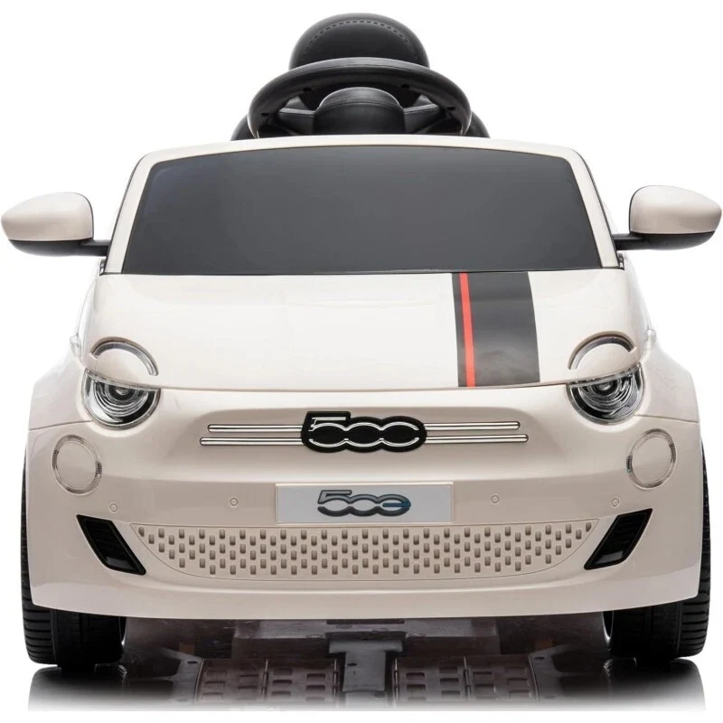 Auto Elettrica per Bambini Fiat 500 bianca- Batteria ricaricabile 12V - anche