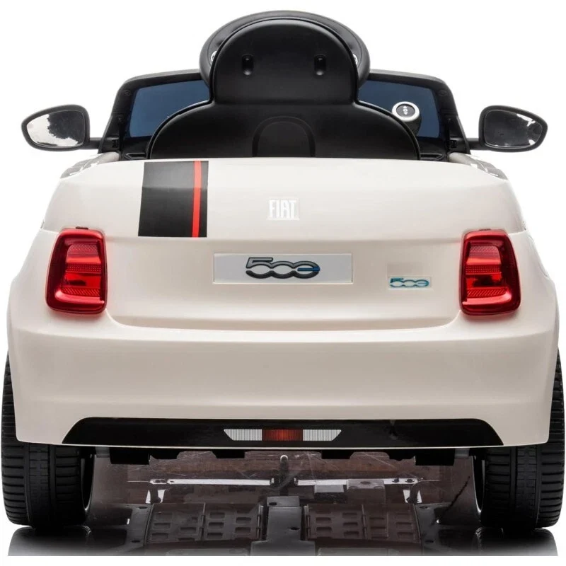 Auto Elettrica per Bambini Fiat 500 bianca- Batteria ricaricabile 12V - anche