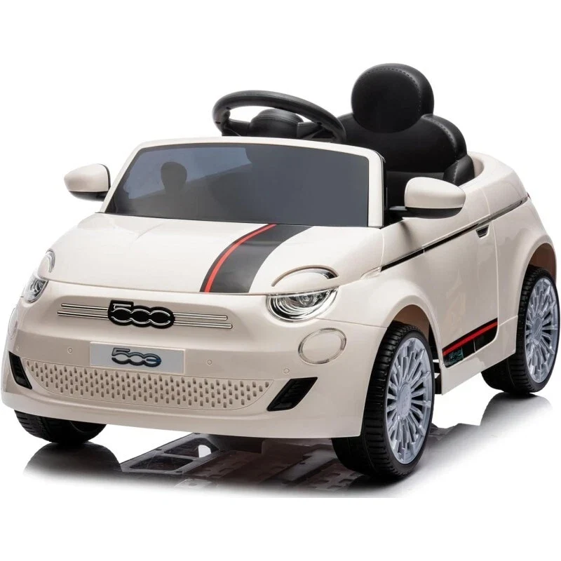 Auto Elettrica per Bambini Fiat 500 bianca- Batteria ricaricabile 12V - anche