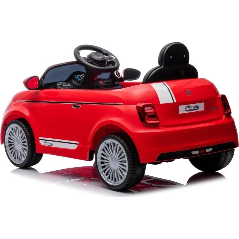 Auto Elettrica per Bambini Fiat 500 Rossa - Batteria ricaricabile 12V - anche