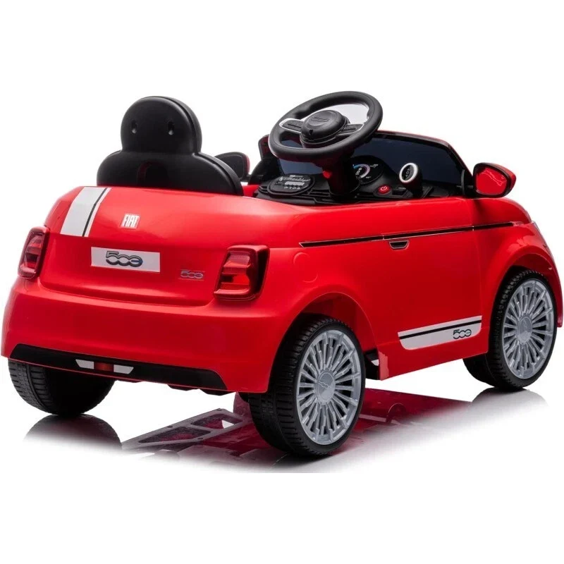 Auto Elettrica per Bambini Fiat 500 Rossa - Batteria ricaricabile 12V - anche