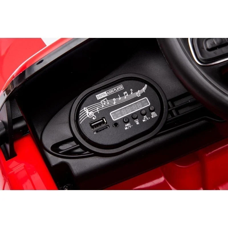 Auto Elettrica per Bambini Fiat 500 Rossa - Batteria ricaricabile 12V - anche