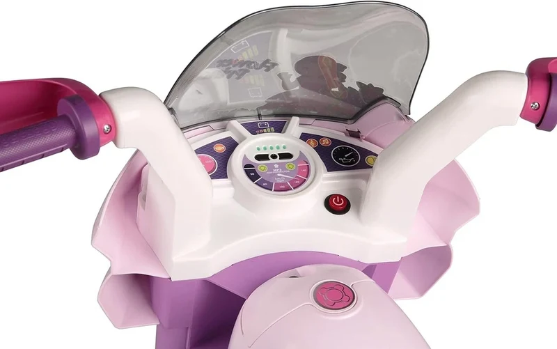 La moto elettrica con luci e suoni per principesse avventurose