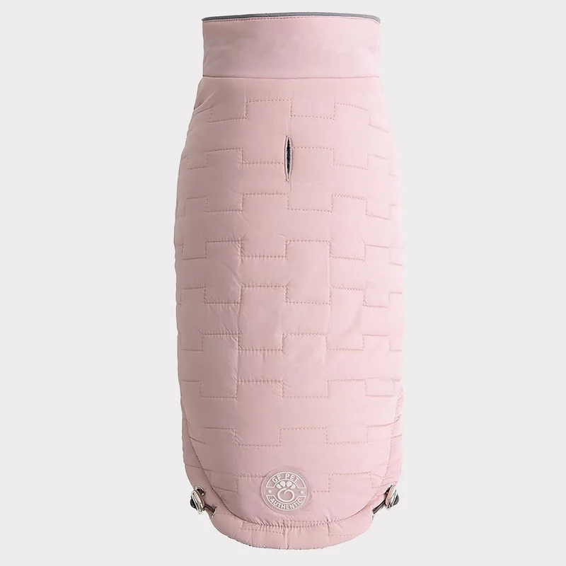Reversible Chalet Dog Jacket | Pink Nylon