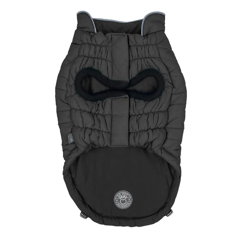 Reversible Chalet Dog Jacket | Black Nylon
