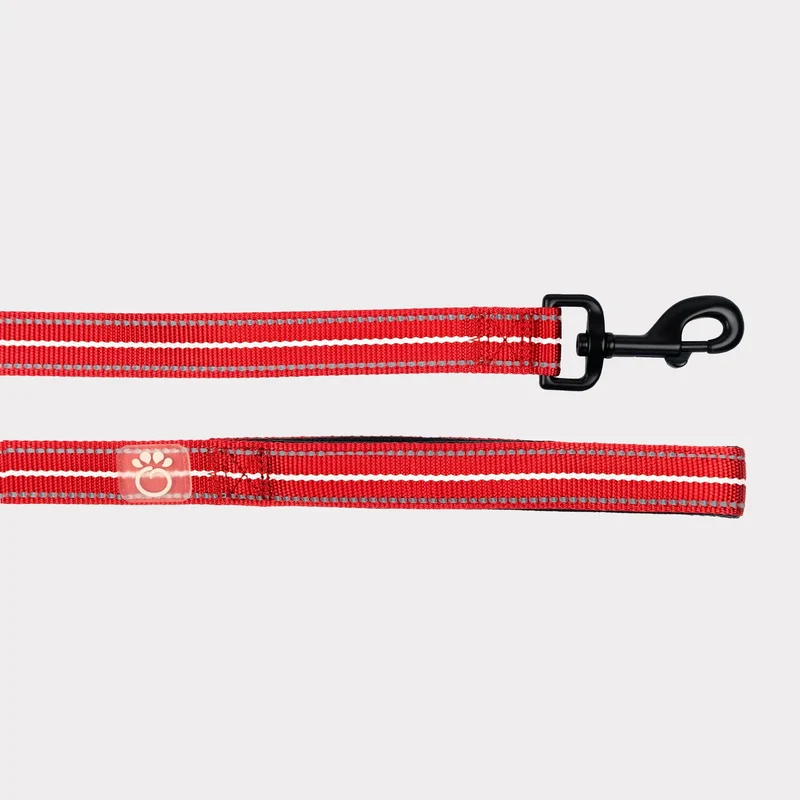 Reflective Dog Leash | Red