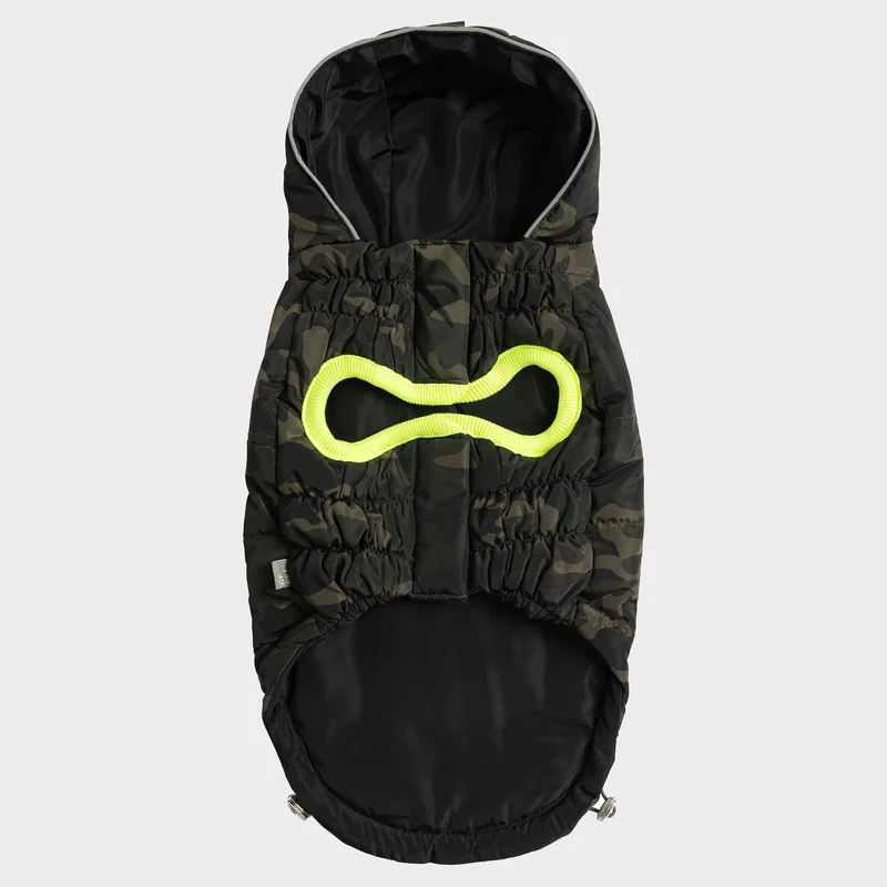Recycled Parka Dog Coat | Camouflage