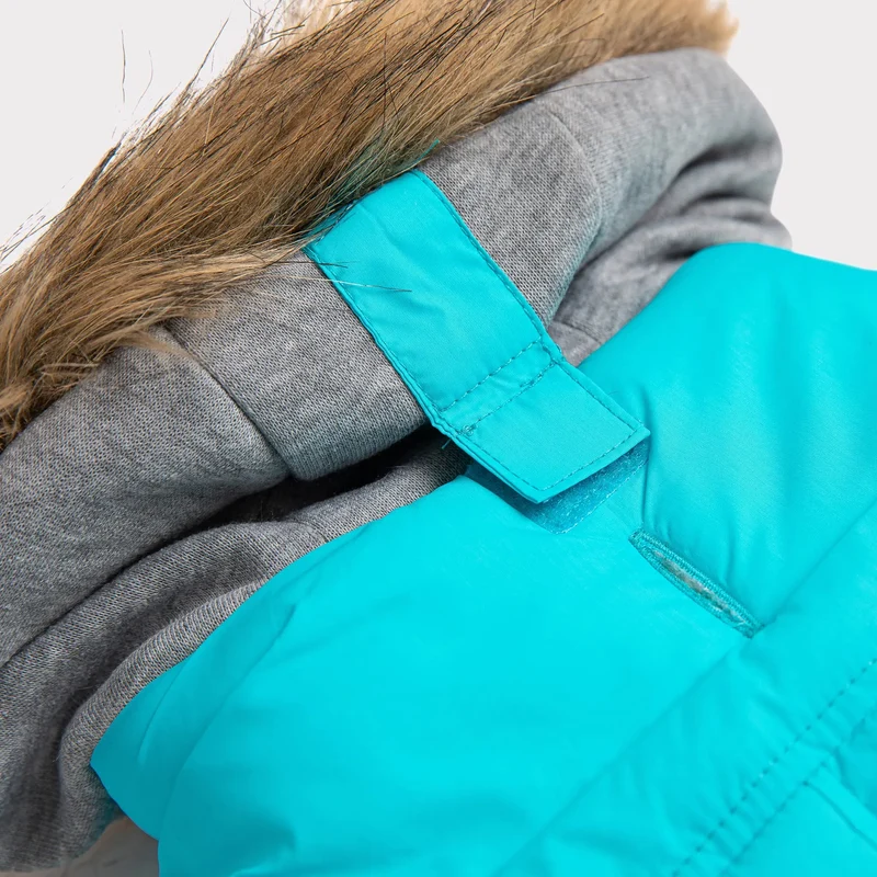 Winter Sailor Dog Parka | Aqua