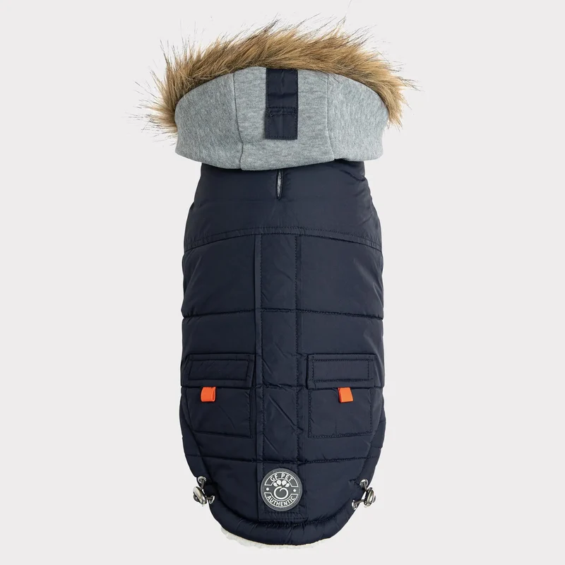 Winter Sailor Dog Parka | Navy