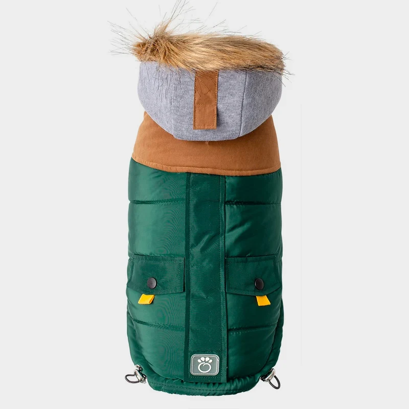 Lodge Parka Dog Coat | Forest Green