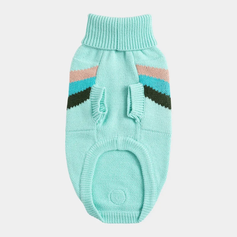 Alpine Dog Sweater | Light Aqua