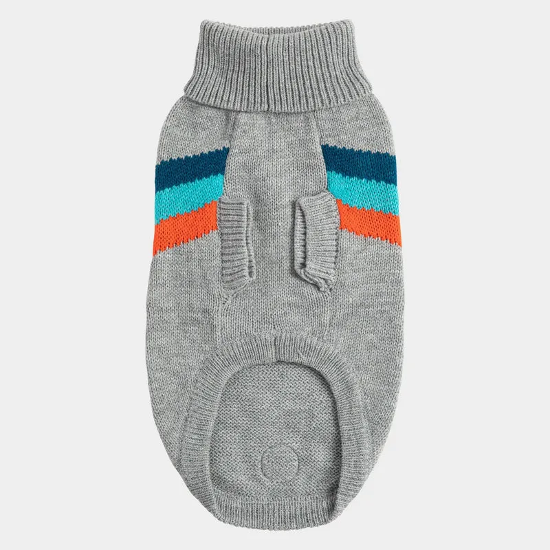 Alpine Dog Sweater | Grey Mix