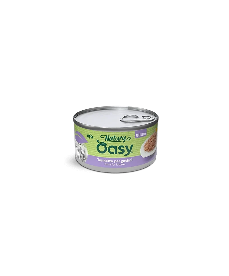 Oasy kitten Natury Soft Jelly Tonnetto 85gr