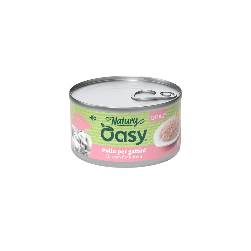 Oasy Kitten Natury Soft Jelly Pollo 85gr