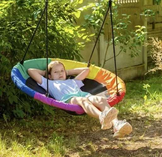 Altalena a nido di cicogna per bambini, da giardino, con struttura robusta fino a 160 kg!
