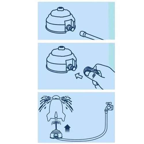 Razzo Alimentato dall'acqua Sprinkler spray Giochi per Bambini con Irrigatore