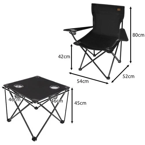 2 sedie+ 1 tavolo set giardino pieghevole sedia tavolino campeggio pesca con sa
