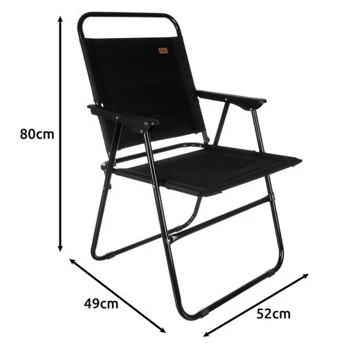 Sedia pieghevole da campeggio, da pesca - ideale per campeggio, giardino, gazebo