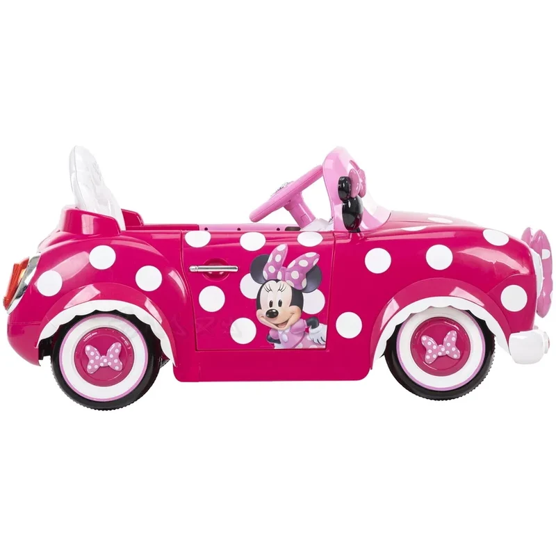 Auto elettrica per bambini Minnie Mouse 6 V litio macchina elettrica luci suoni