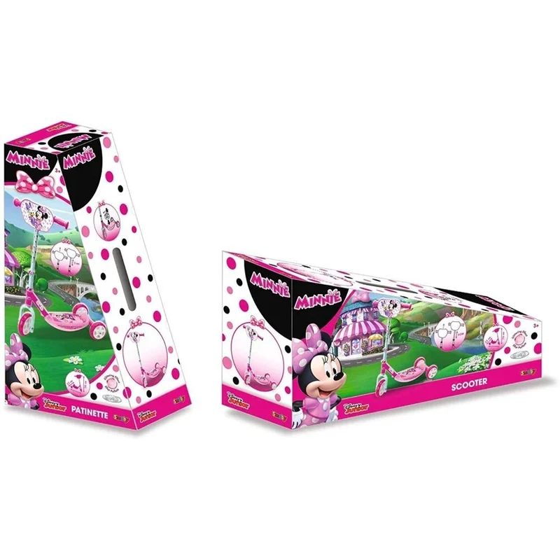 monopattino bambina monopattino 3 ruote disney minnie con manubrio regolabile