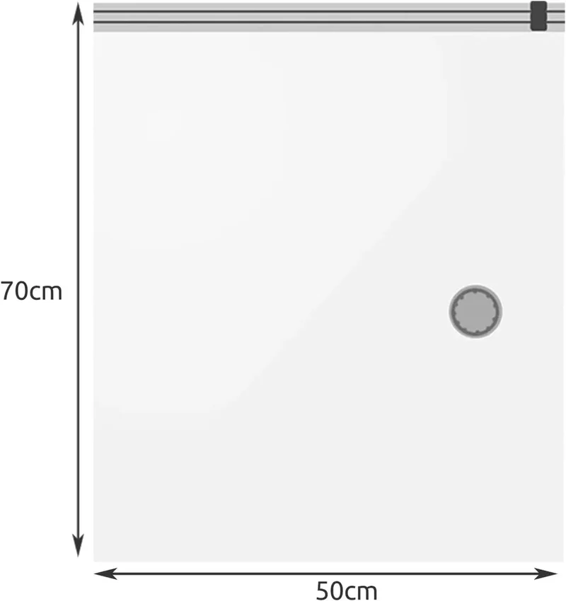 Sacchi sottovuoto abiti vestiti 70x50 sacchetti salva spazio 10 20 30 40+ pompa