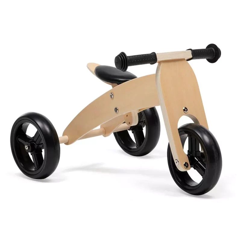 BICI SENZA PEDALI in LEGNO MOTO TRICICLO CAVALCABILE