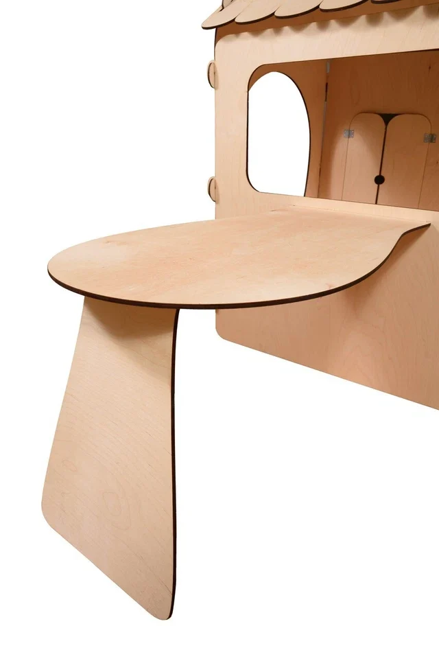 Casa in legno con lavagna magnetica "sweet home"