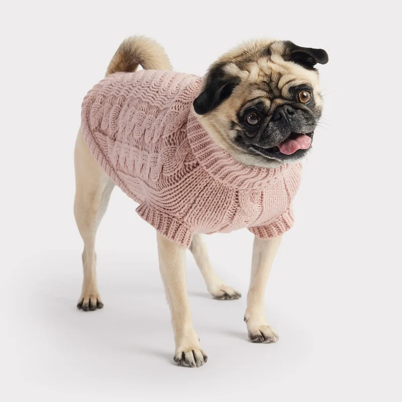 Chalet Dog Sweater | Pink
