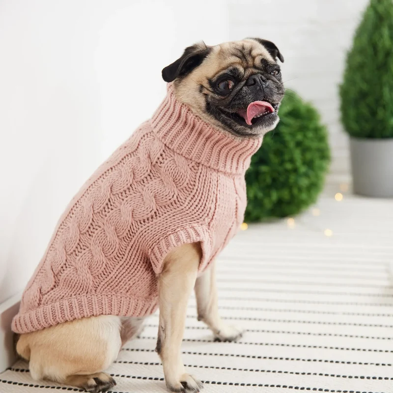 Chalet Dog Sweater | Pink