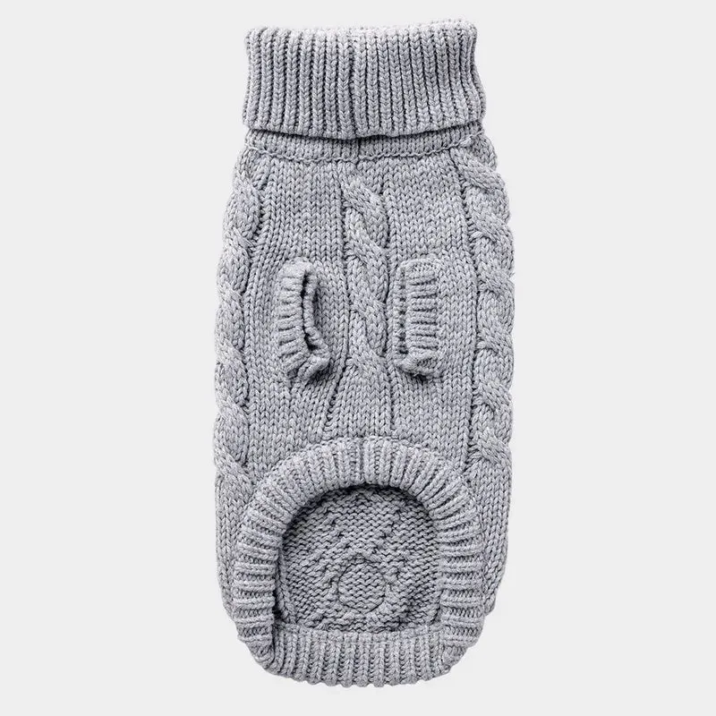 Chalet Dog Sweater | Grey Mix
