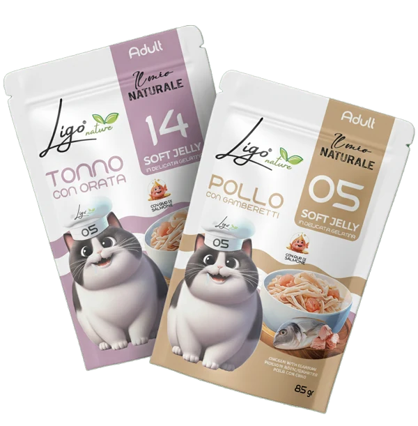 Ligo Nature alimento in Brodo per Gatti Adulti 85 gr