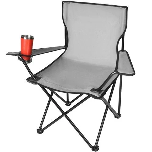 Set 2 Sedie Pieghevoli da pesca sedie per Campeggio Lago Fiume Mare Spiaggia