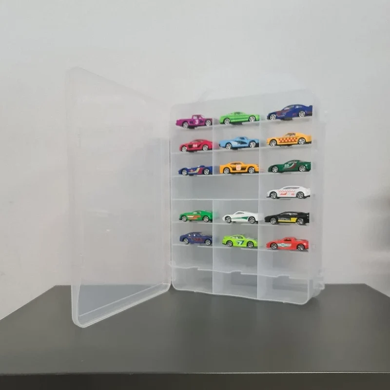 ESPOSITORE MODELLISMO valigetta per modellini auto, sorpresine ecc